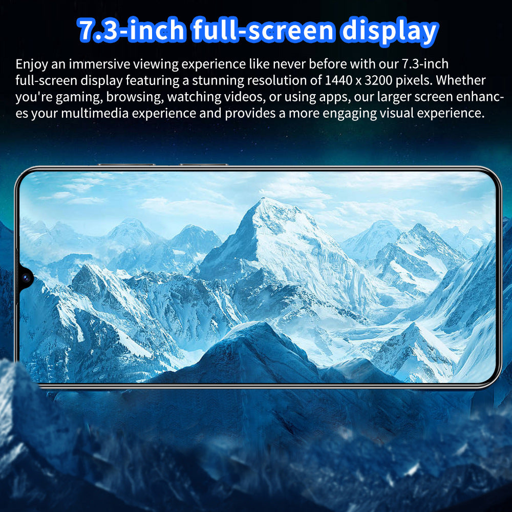 Mobile Phone C20Pro7.3Inch Full HD Screen16+1T Android Smart Factory Price Wholesale Full Screen Large Screen
