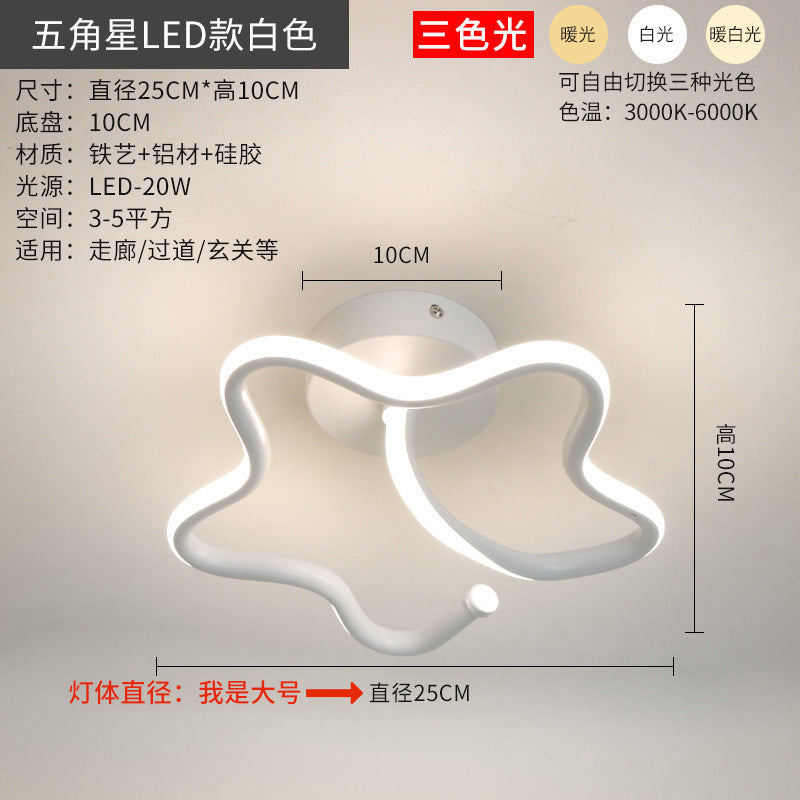 exclusive aisle lights balcony lights LED Modern Minimalist Nordic Creative Personality Cloakroom Living Room Entrance Light