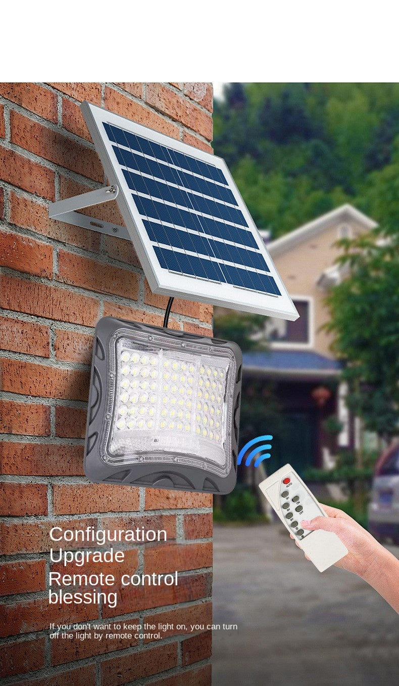 ABS Material Solar Flood Light Outdoor Super Bright Waterproof Garden Courtyard Light 1000W Indoor and Outdoor Lighting