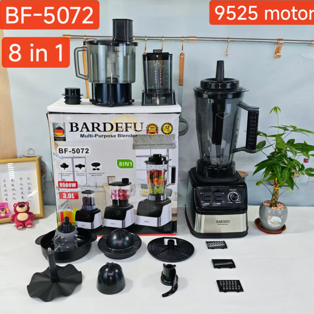 3L8in1blender  North America Europe Africa Stainless Steel Metal Blender Juicer Meat Grinder Multi-Functional