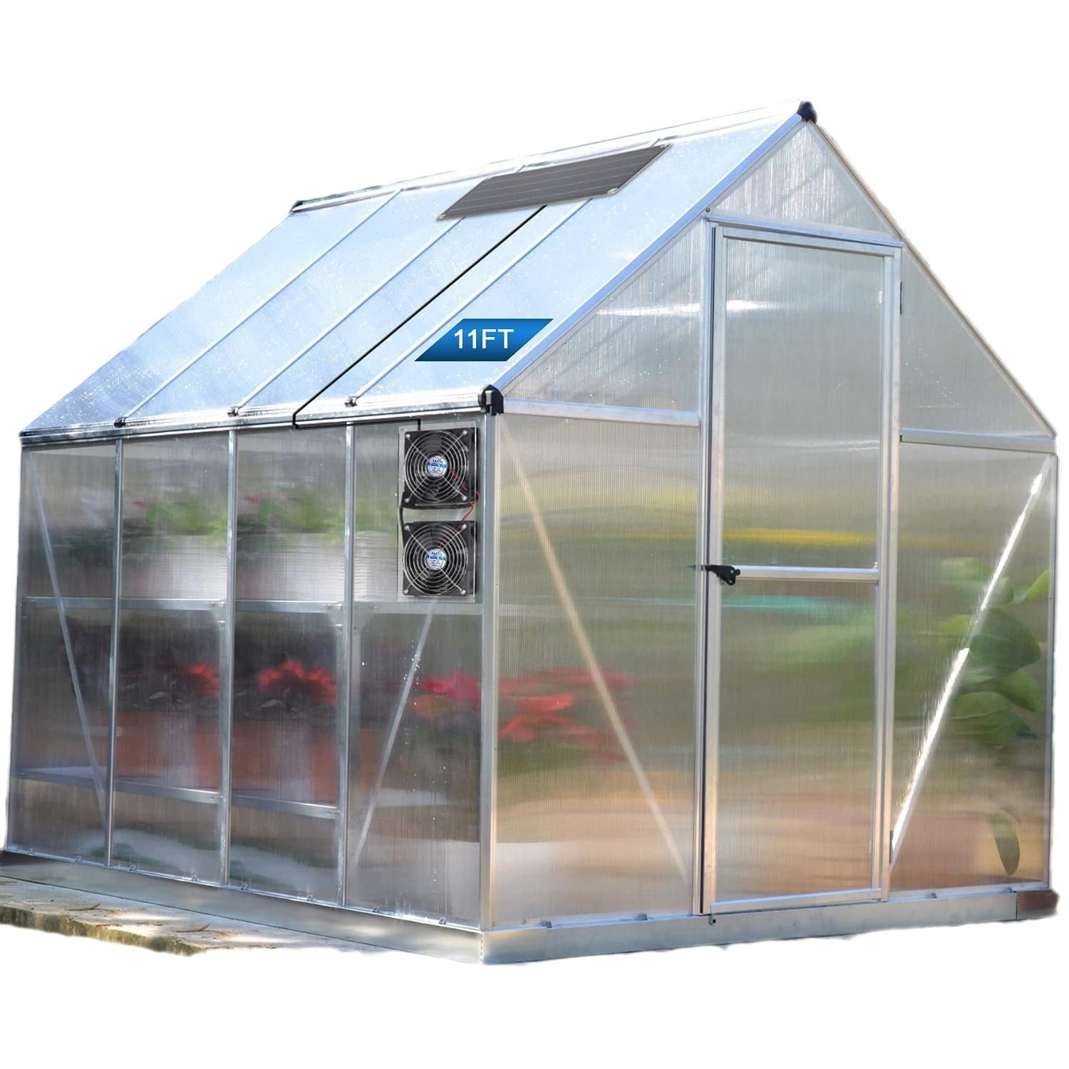 Solar Panel Fan Kit10W Weatherproof double fan suitable for outdoor small chicken coops