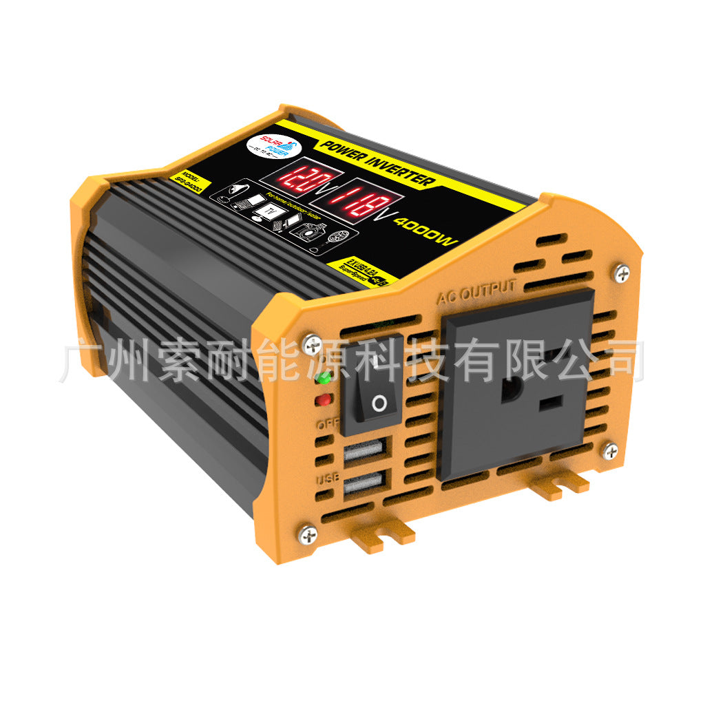 Vehicle Inverter300W 12V Turn110V 220V Voltage Display E-commerce power inverter
