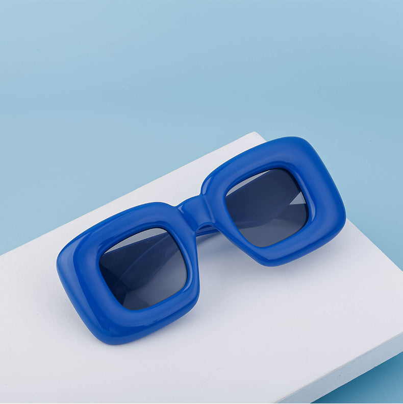 European and American Style Square Frame Sunglasses for Women Fashionable Quirky Sunglasses for Men Wholesale