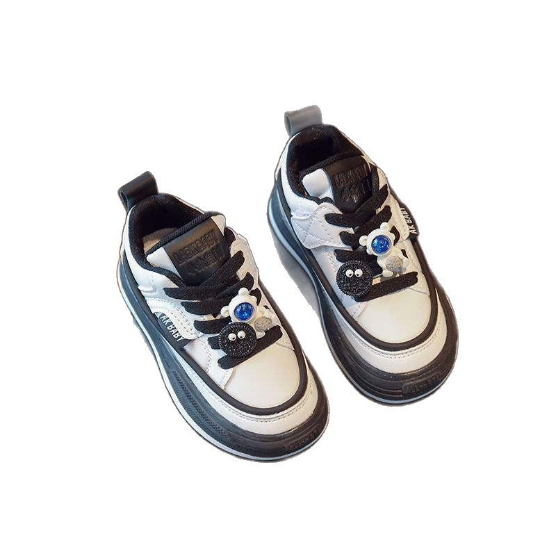 2025Autumn Unisex Stylish Casual Cute Big Kids Sneakers High Top Versatile Non-Slip Shoes