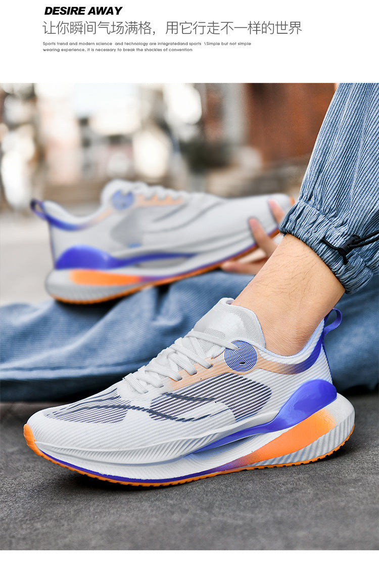 Sports Shoes2025Summer new men's shoes breathable mesh shoes soft sole lightweight running shoes shock-absorbing sports shoes