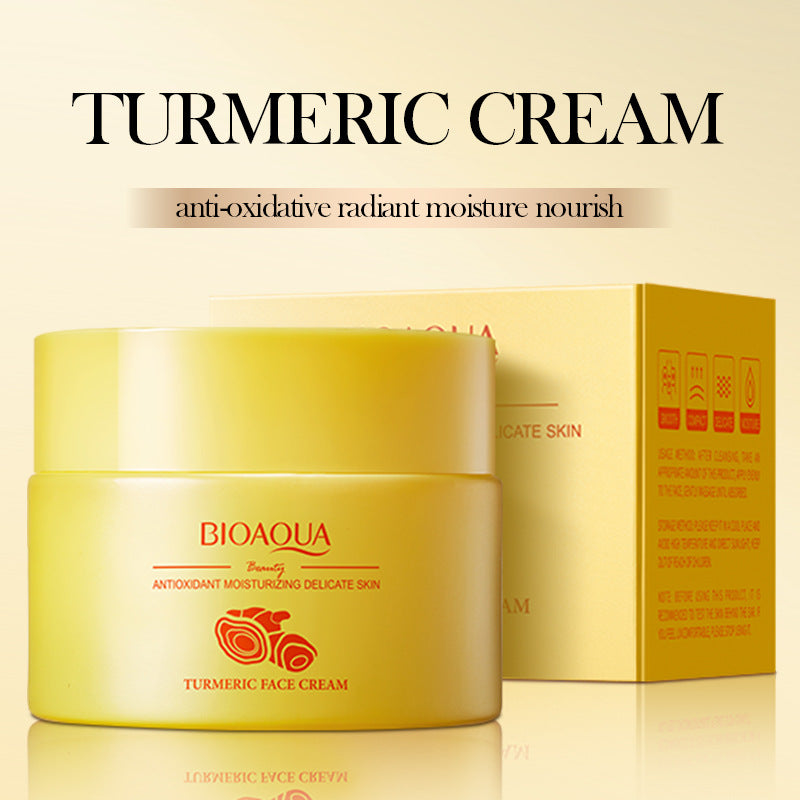 BIOAOUA Turmeric Antioxidant Moisturizing Cream Moisturizing skin nourishing cream  foreign trade wholesale