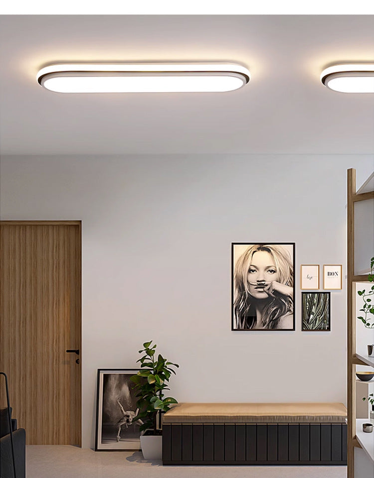 Simple and Modern led Ceiling Light Strip Shape Lamp for Training Room Classroom Gym Car Beauty Lighting Fixture