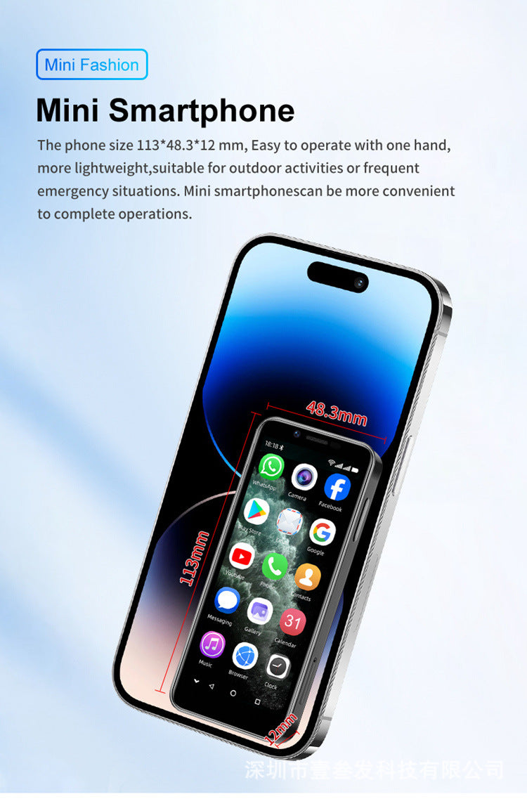 Popular XS15pro Specially designed for smartphones 4inch dual sim mini smartphone android4G Small phone