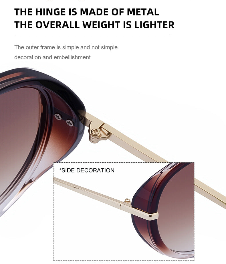 2025New Style Toad Sunglasses for Women, European and American High-End Retro Punk Style Sunscreen Sunglasses for Men, Trendy Eyewear shades