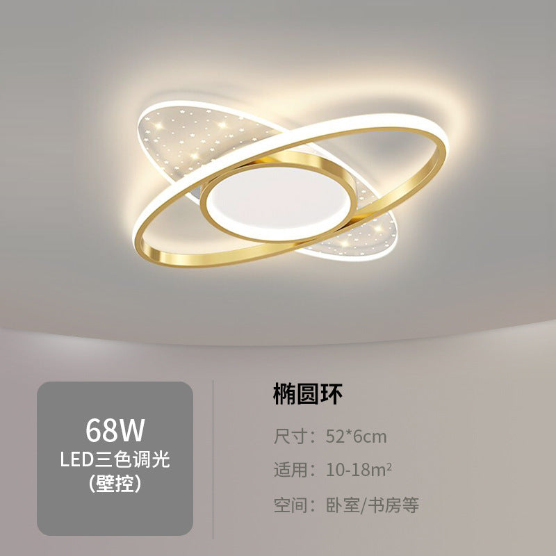 Bedroom lamp warm and romantic creative lighting fixture LED Living Room Home Ceiling Light Fixture Simple Modern Round Room Lamp