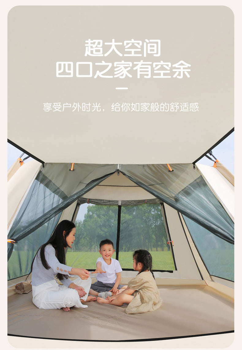 Fully Automatic Quick-Open Tent Outdoor Thickened Windproof Park Camping Portable Foldable Tent Sunshade Windproof