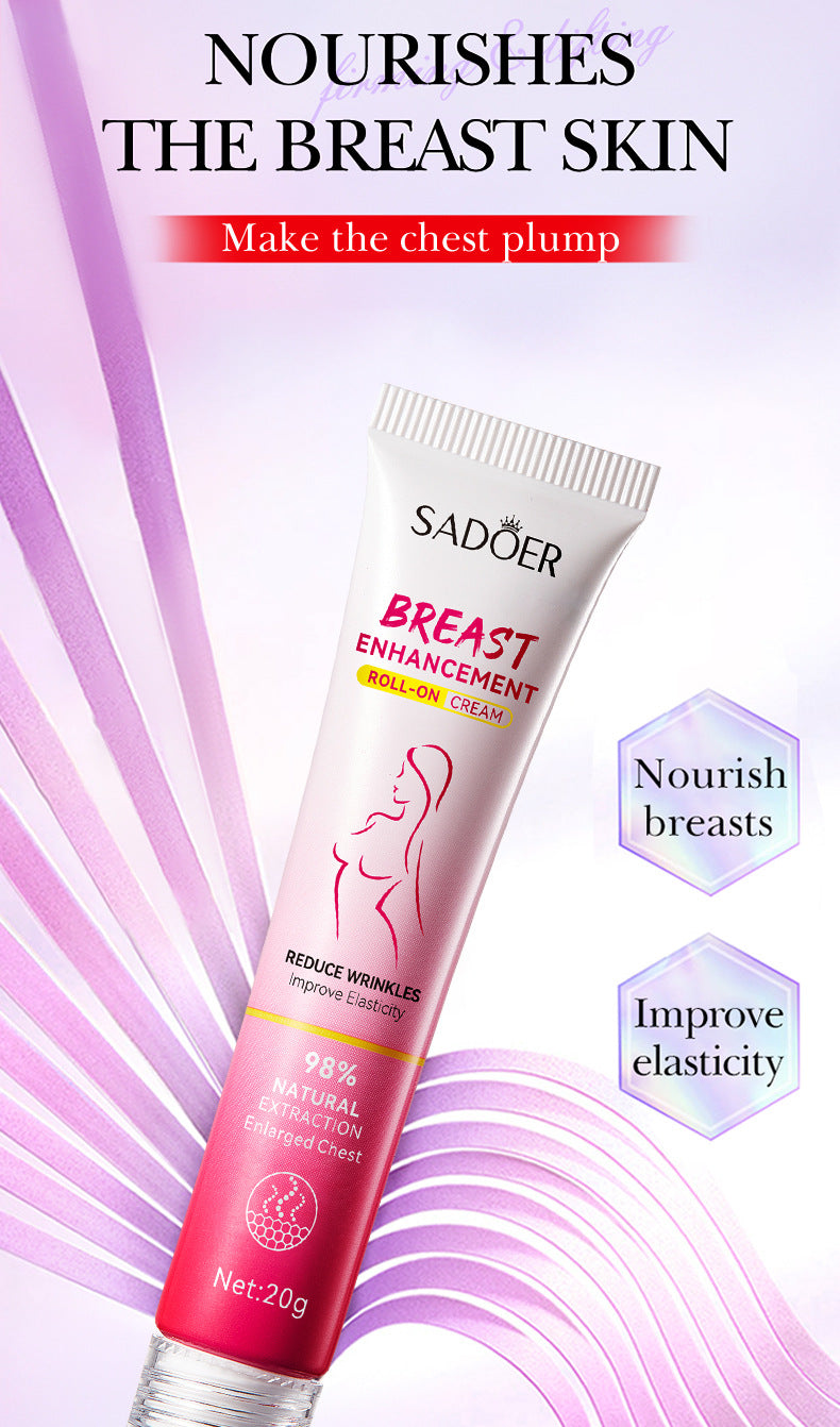 Full English Roll-on Cream20g SADOER Breast Firming and Plumping Massage Care Beauty Cream  Wholesale