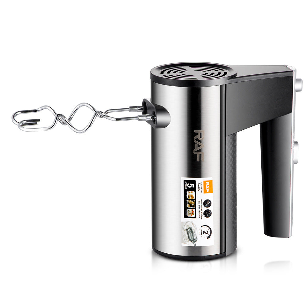 RAF EU Standard Household Electric Mini Mixer for Batter and Egg Beating, Fully Automatic Lightweight Handheld Cream Whisk
