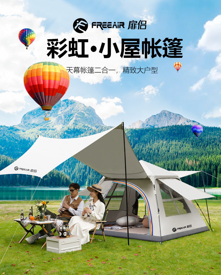 Tent Outdoor Folding Camping Equipment Picnic Integrated Fully Automatic Thickened Rainproof Quick Open Design