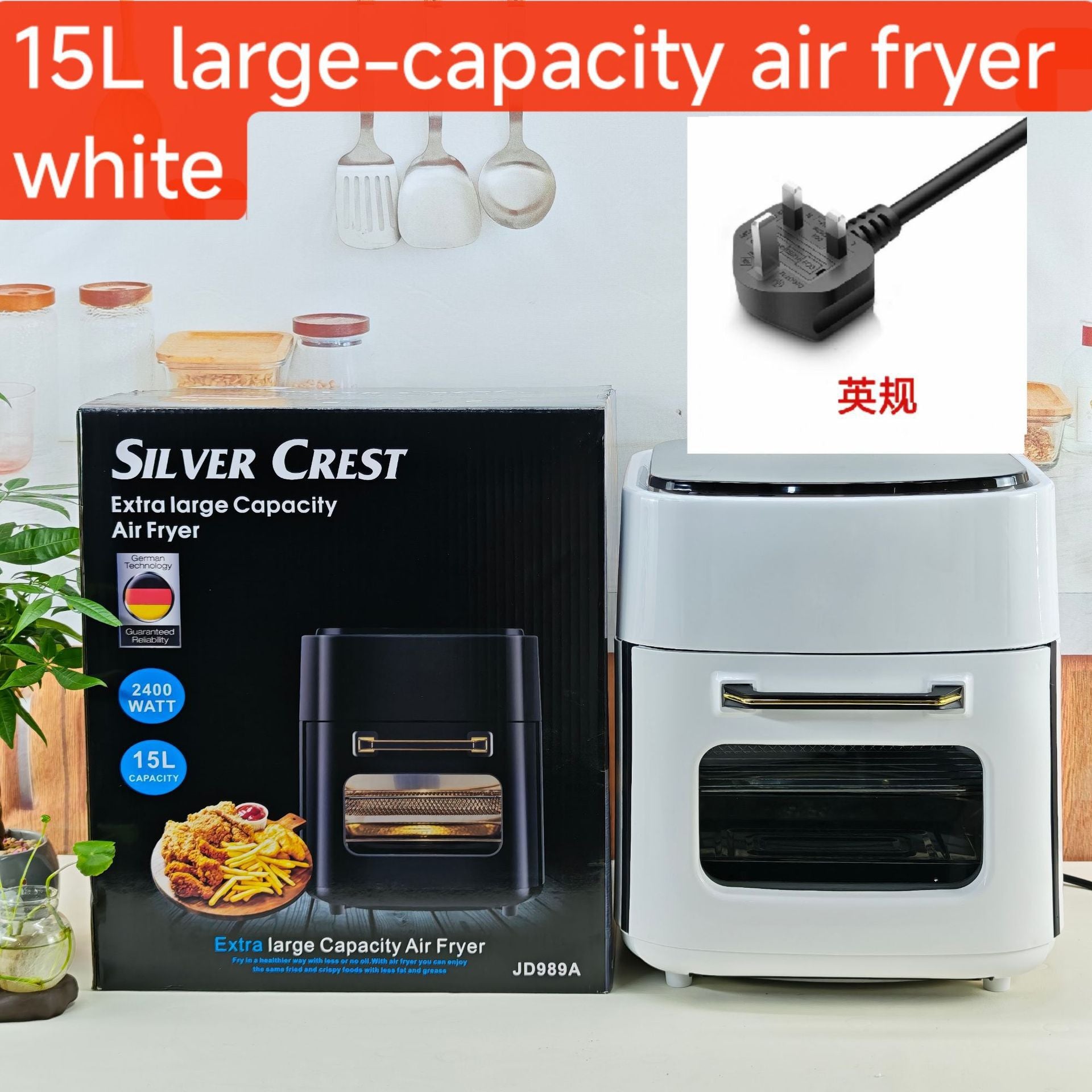 8LAir fryer Multifunctional Smart Touch Screen Oven Large Capacity Air Fryer Electric Fryer French Fries Machine