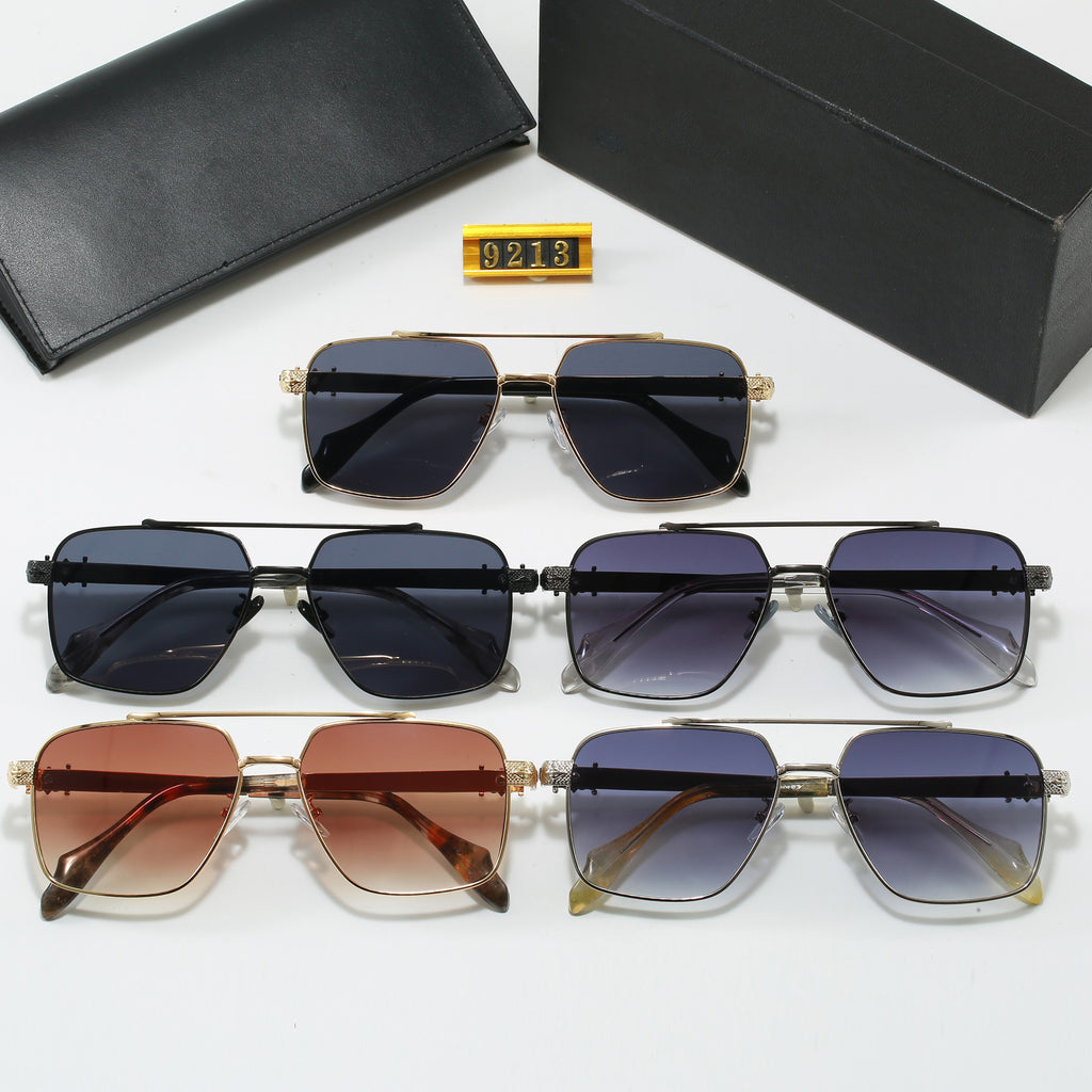 Handcrafted Heavy-duty Glasses Elegant High-quality Titanium Sunglasses for Men and Women Fashionable Casual UV Protection Sunglasses