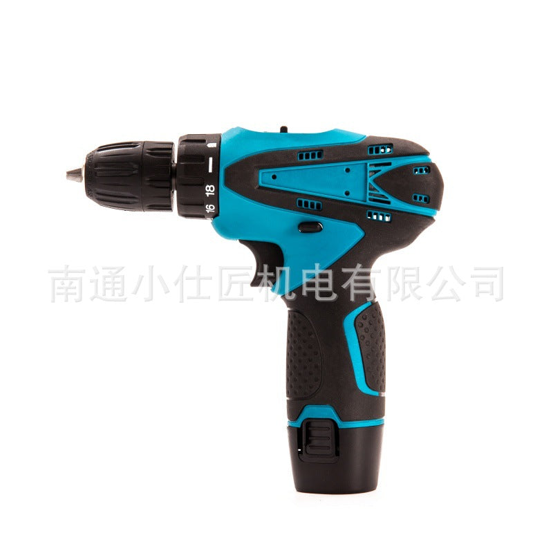 Manufacturer Supply Lithium Battery Rechargeable Pistol Drill Cross-Border Household Portable Multi-Function Electric Screwdriver Lithium Drill