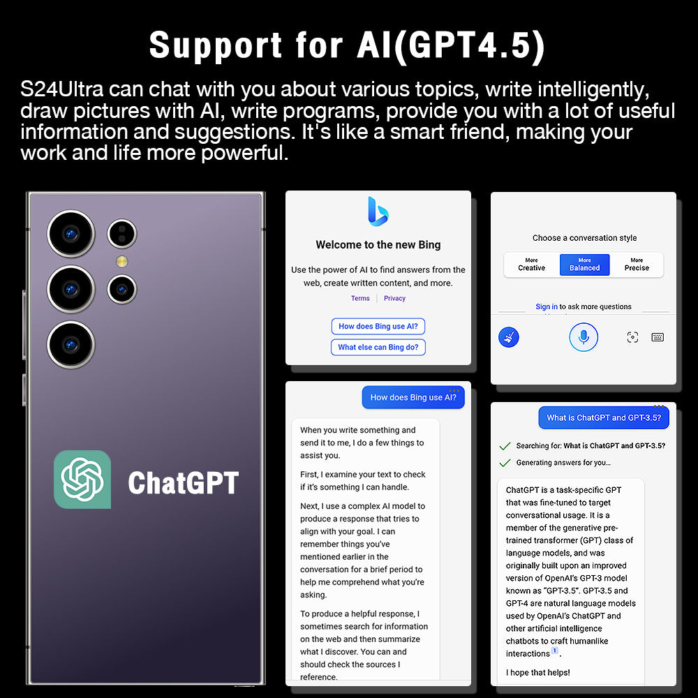 2024New S24 Ultra Global Edition3+64G Android Phone Source Factory(Popular)