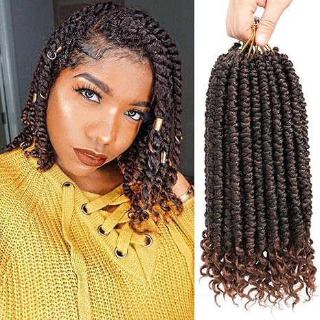European and American African Synthetic Hair Braids Twist Hair Dreadlock Wig Passion Crochet Double Ponytail