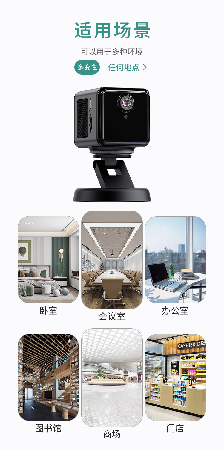 300Wanjia Indoor Mobile Remote Monitoring Camera F101High Definition Battery4G Surveillance Camera