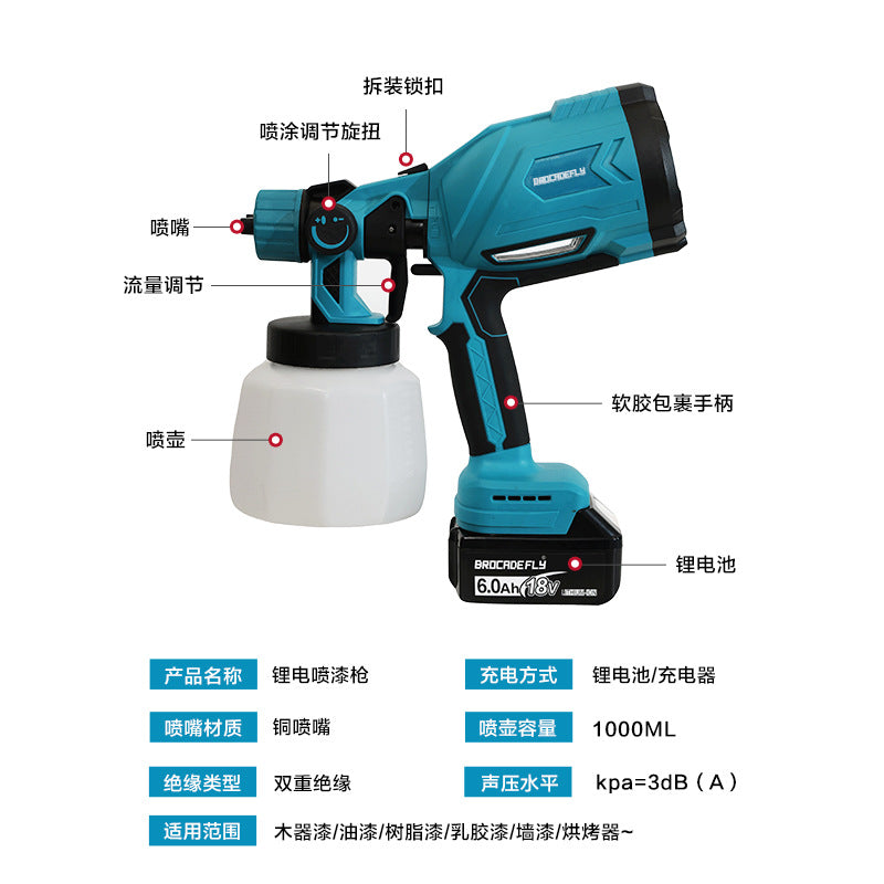 MT Tongjinxiang Brushless Multi-Function Spray Paint Pot Factory Direct Sale Large Volume Great Price