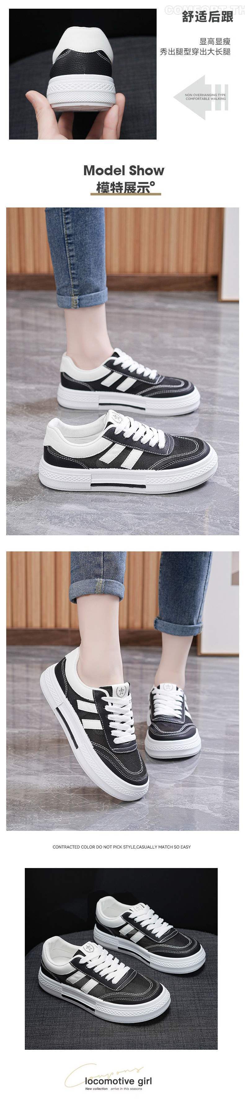 Women's Canvas Shoes2025Spring and summer new style mesh breathable versatile soft-soled student white sneakers sports board shoes