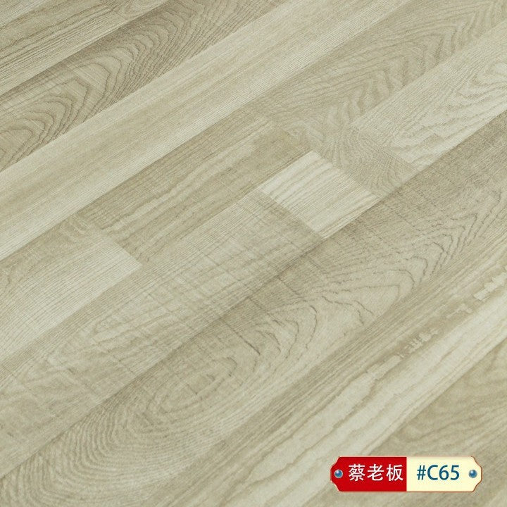 Laminated Flooring Heat Insulation Wear-resistant Waterproof for Home and Hotel Projects12mm Gray solid wood composite flooring