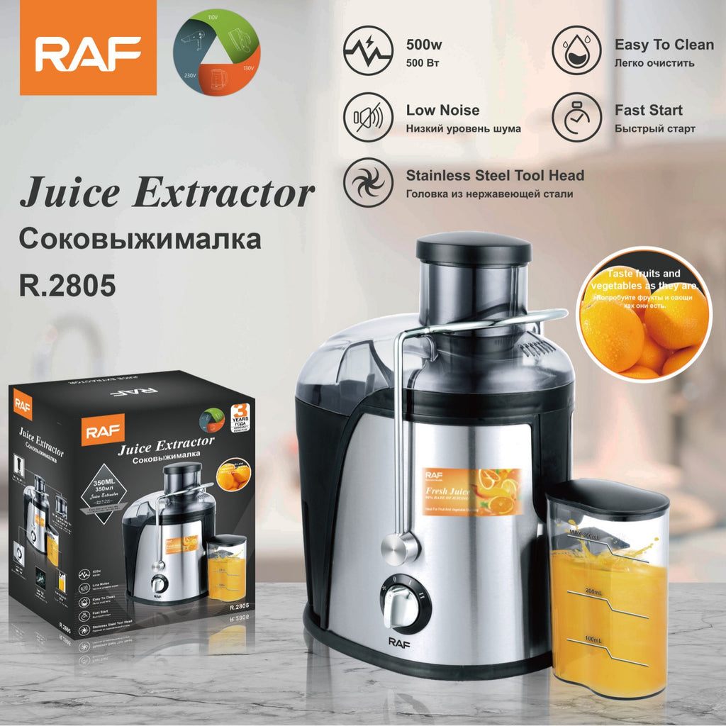 RAF Stainless Steel Electric Juicer  Children's Fruit Juice Machine/l Cooking Machine/Juicer