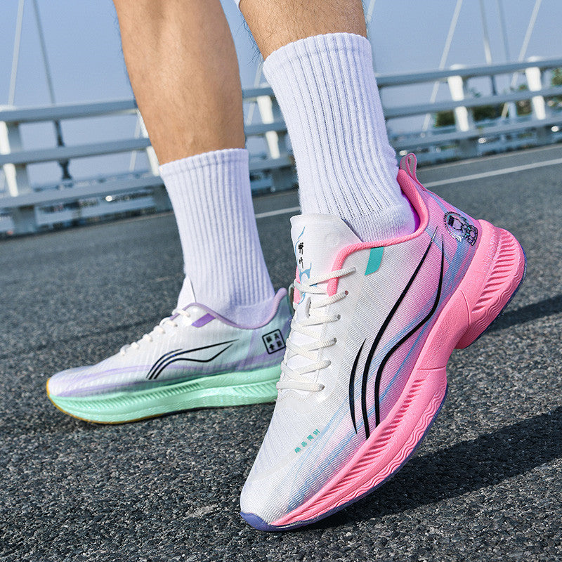 2025Autumn New Parent-Child Nezha Ao Bing Fashion Casual Sports Shoes Popcorn Carbon Plate Lightweight Comfortable Running Shoes