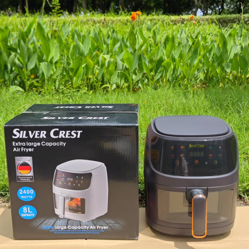 8LAir fryer Visual Touch Fryer Large Capacity Intelligent Fully Automatic Electric Fryer French Fries Oven Machine