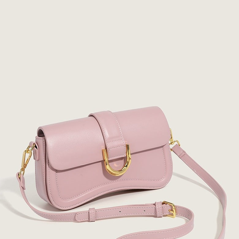 Versatile Texture New Baguette Bag Retro Fashion Elegant Versatile Shoulder Underarm Bag Crossbody Women's Bag