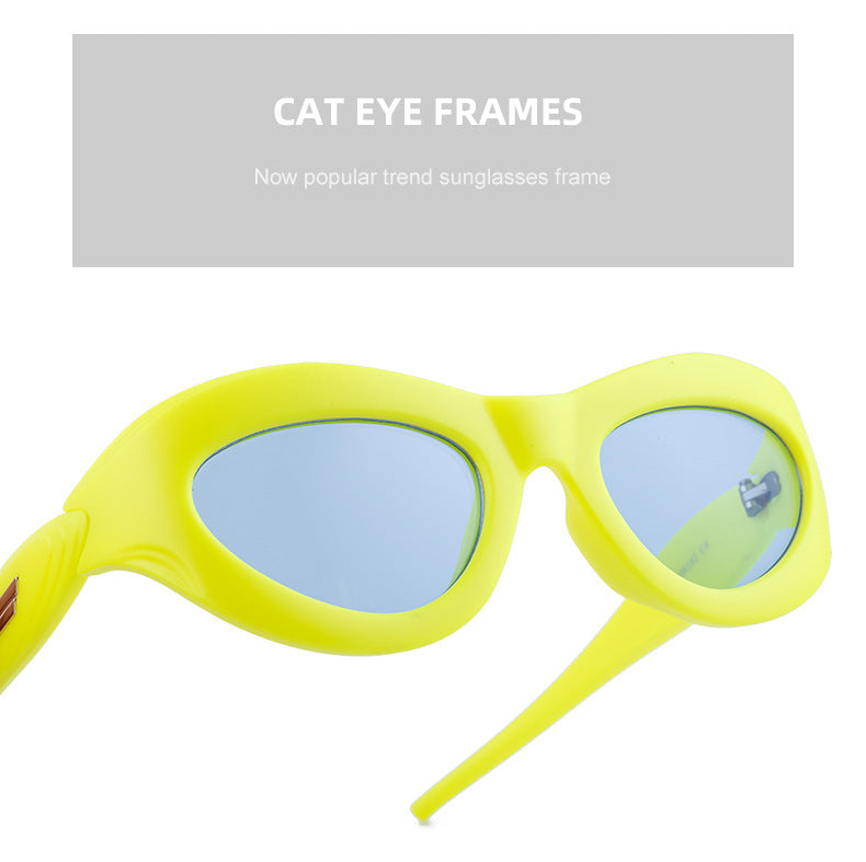 European and American Millennium Y2K Cat Eye Sunglasses Women's Cycling Windproof Sunglasses Women's Glasses Wholesale sunglasses