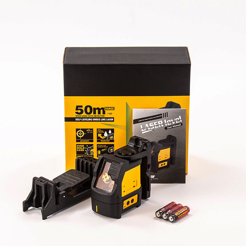 DWDW088 Small2Line Cross Laser Infrared High-precision Level Instrument Green Light Red Light Level