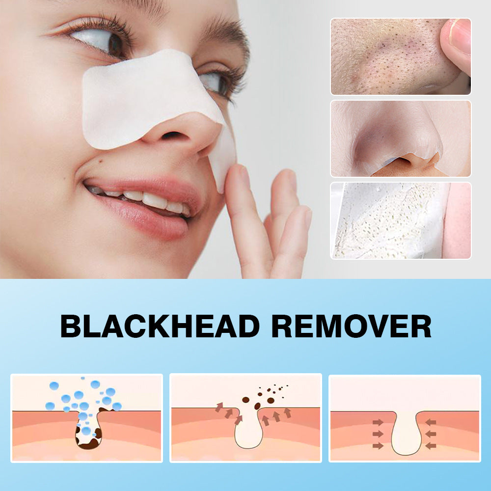 In Stock Peel-off Nose Strips Blackhead Remover Acne Cleansing Nose Mask Gentle Peel-off Pore Improvement Wholesale