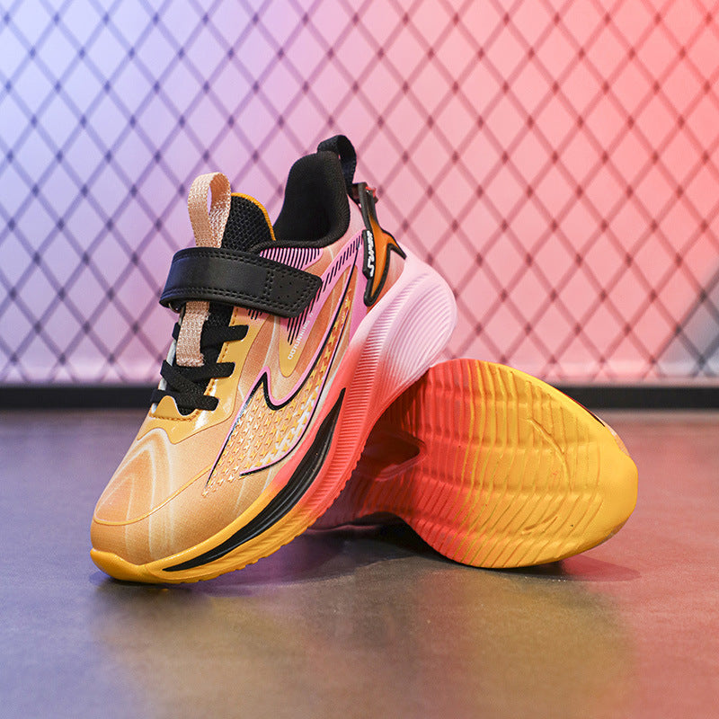 2025New Children's Shoes for Older Kids, Student Training Running Shoes, Lightweight Breathable Trendy Shoes for Boys, Girls' Youth Sports Shoes