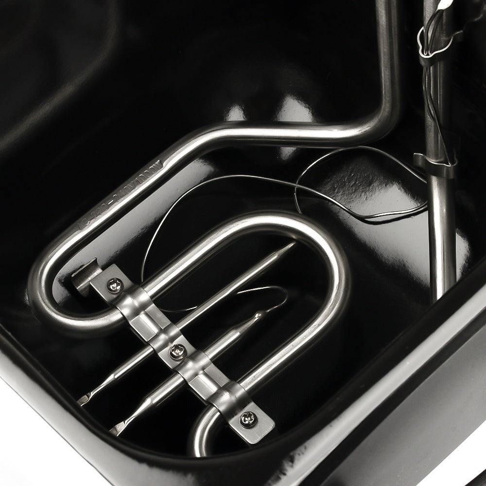 RAF Deep frying pan Household Electric Fryer Electric Fryer Commercial Fried Dough Sticks French Fries Machine Fried Chicken Deep Fryer 1.5L