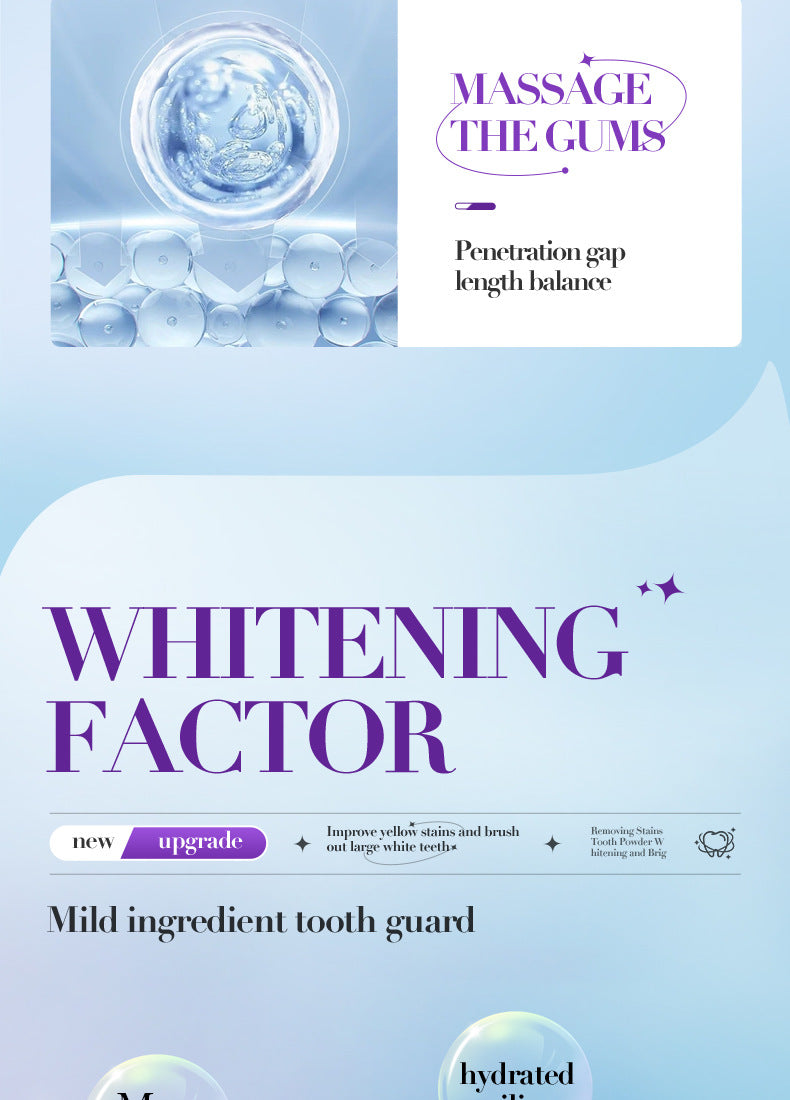 Full English V34Toothpowder50g SADOER Whitening Deep Cleaning Whitening Teeth Cleaning Powder  Foreign Trade Wholesale