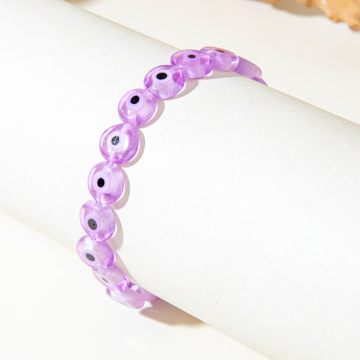 European and American Ornament Bohemian Devil's Eye Beaded Bracelet  Fashionable and Unique Eye Elastic Bracelet Wholesale