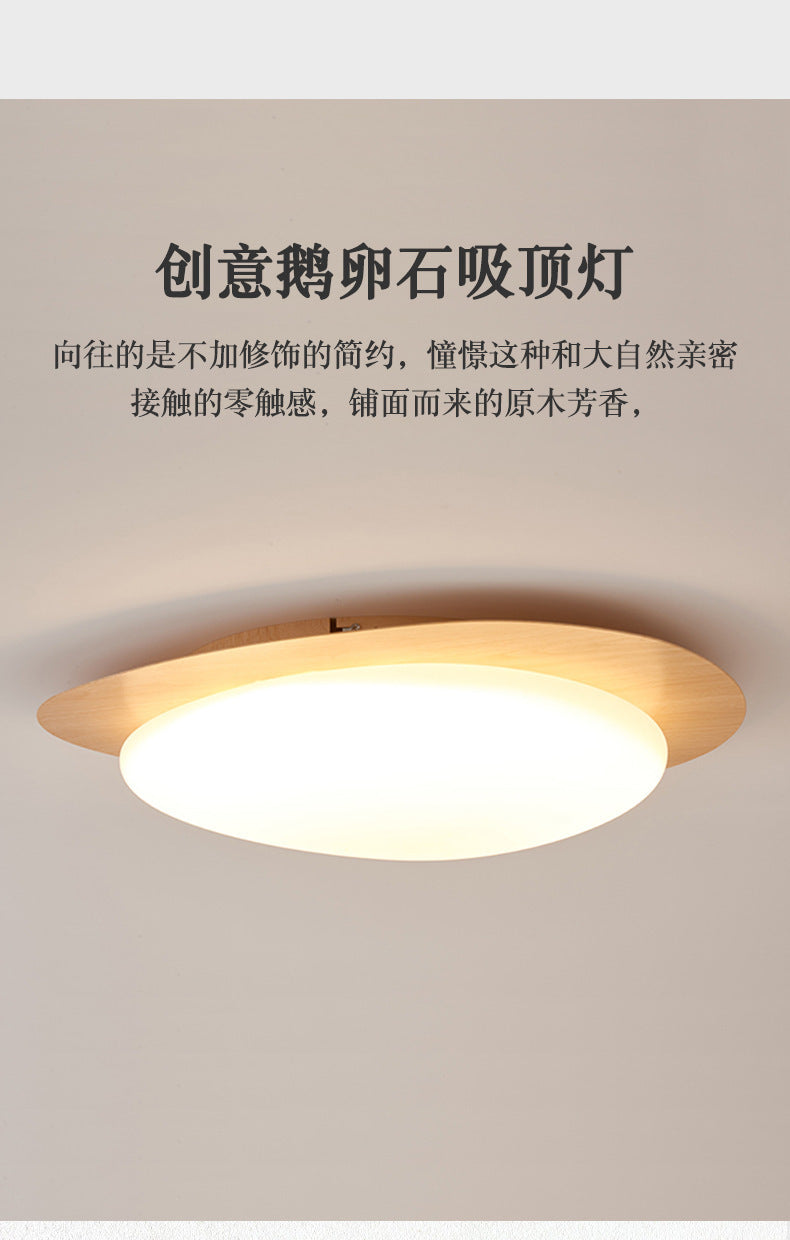 French Vintage Style Bedroom Ceiling Light Modern Simple Walnut Living Room Light Iron Art Water Transfer Printing Study Light Wholesale