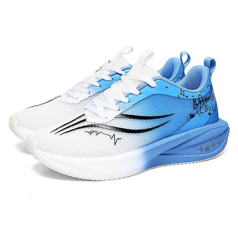 Autumn Winter New Style Feidian Carbon Plate Cushioning Rebound Sports Shoes Casual Fashion Men's Shoes Couple Breathable Comfortable Running Shoes