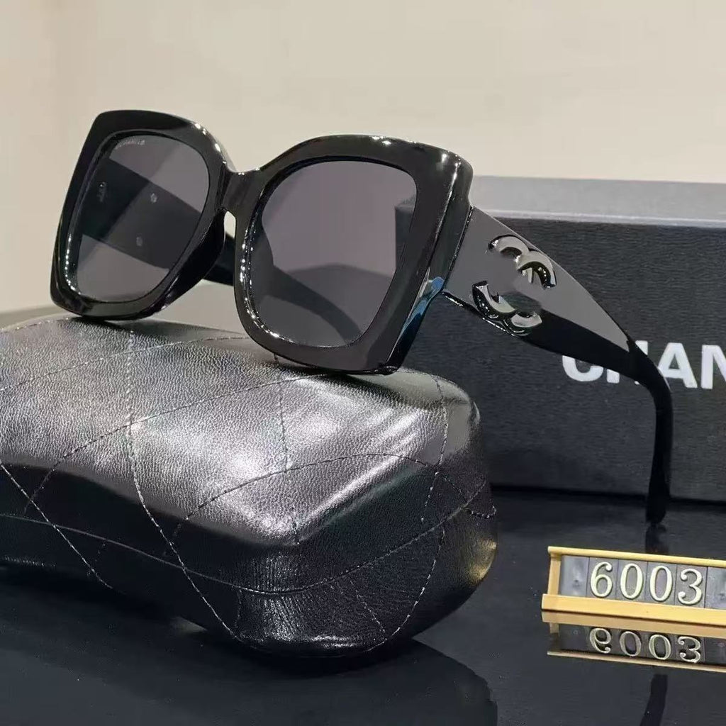 Xiaoxiangjia Large Frame Fashion European and American Trend Sunglasses Unisex Rectangular Retro Style sunglasses