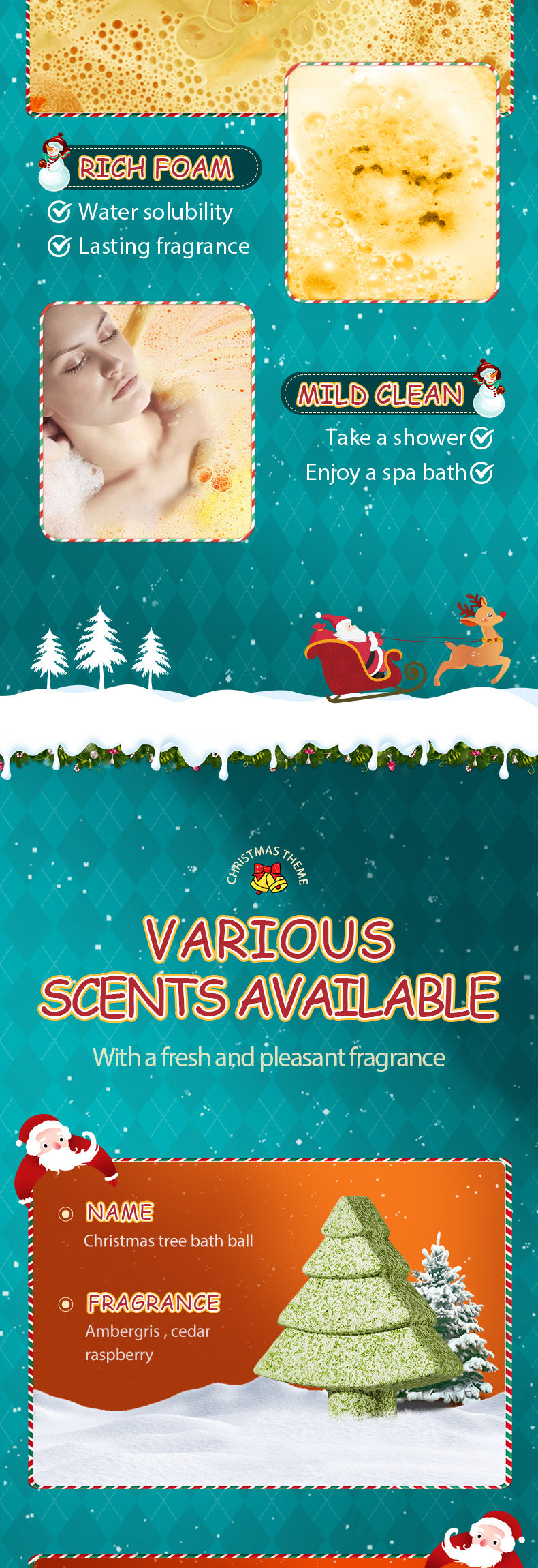 Full English Dried Flower Explosive Bath Salt Ball Set Clean Fragrance Bath Ball  Wholesale