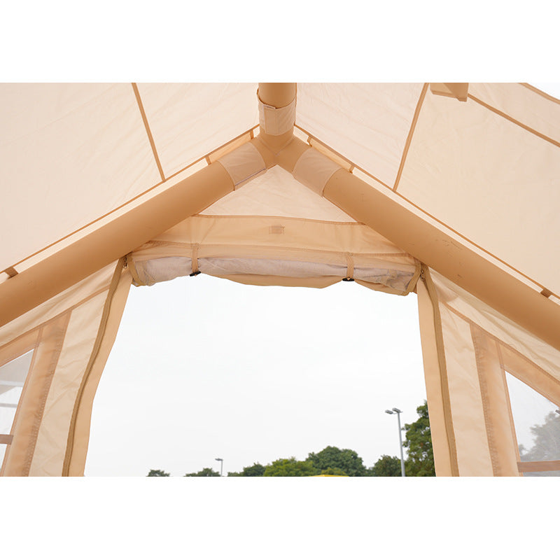 6㎡Custom Inflatable Camping Tent Outdoor Rainproof Thickened Luxury Camping Small House Tent3-4People