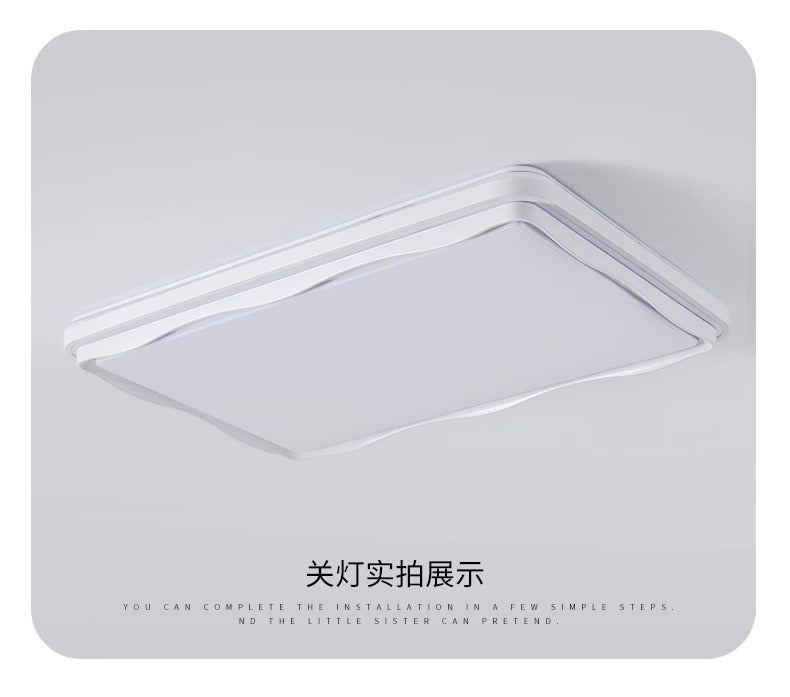 Living Room Main Light2025New Modern Simple Flower Cream Style Ceiling Light Zhongshan Lighting Full House Package