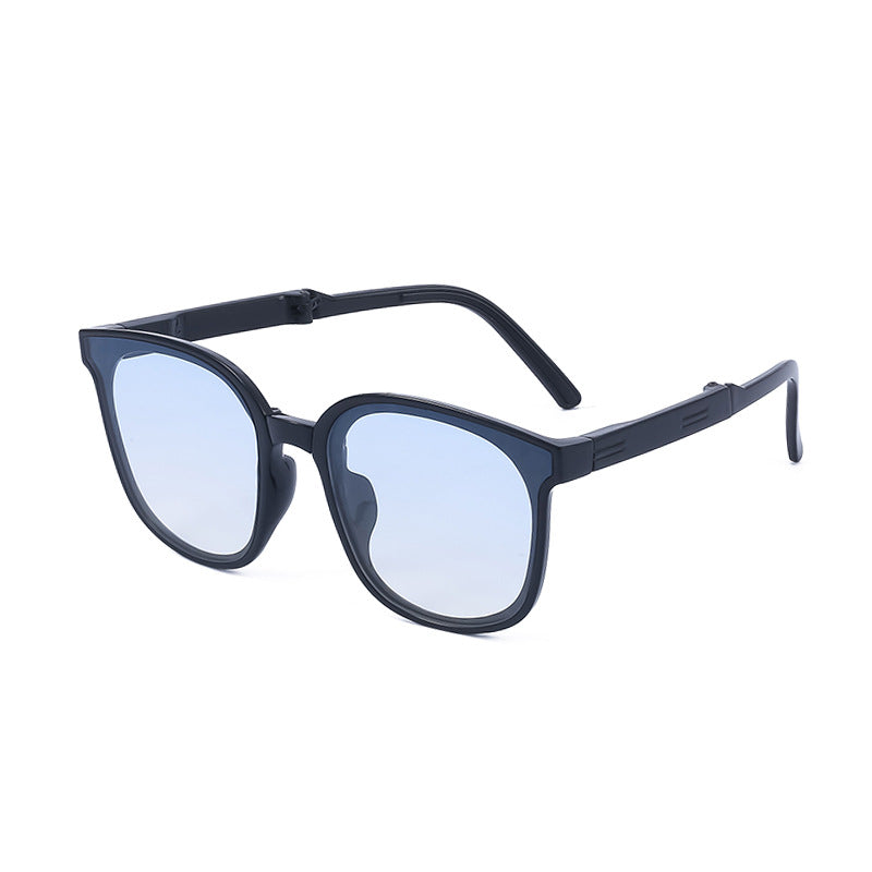 New Fashion Foldable Sunglasses for Women UV Protection Polarized Sunglasses Trendy Portable Full Frame Sun Glasses