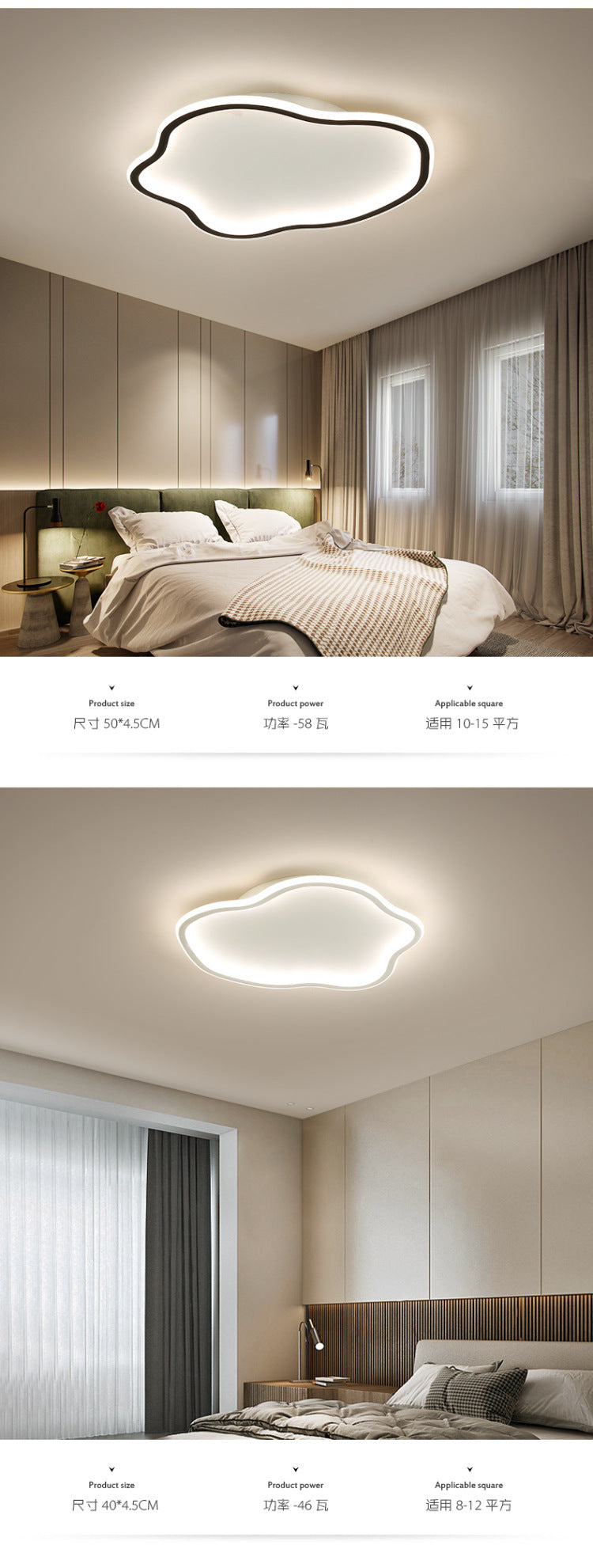 Wholesale from Zhongshan Nordic Style Bedroom Ceiling Light led Lamps Living Room Lamp Simple Modern Atmosphere Home Study Room Lamp