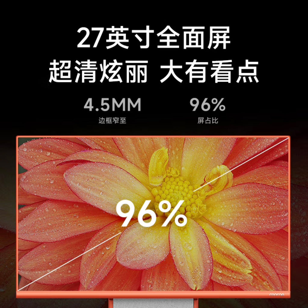 27Inch Computer All-in-One Computer Ultra-Thin Home Business Office Online Class Game Design Desktop12Octa-Core Processor