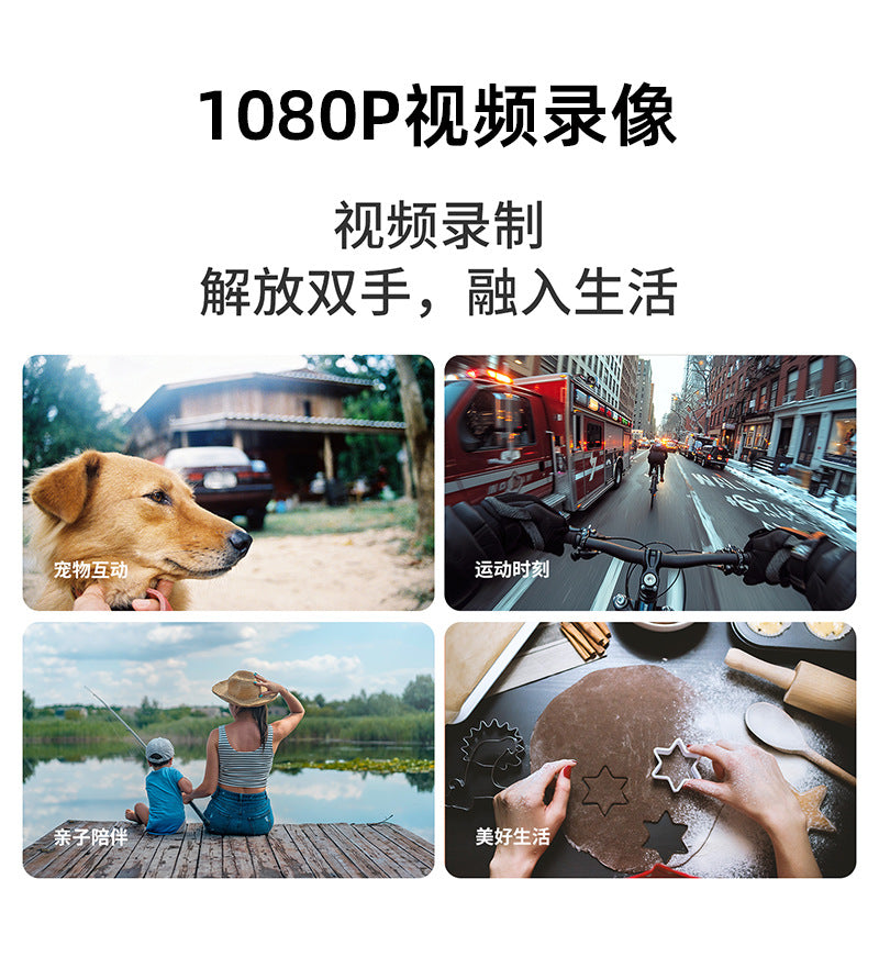 Factory Wholesale Supply ai Smart Glasses1200w Camera with Photo Shooting, Live Streaming Support, Long Battery Life, Dual Microphone Noise Reduction