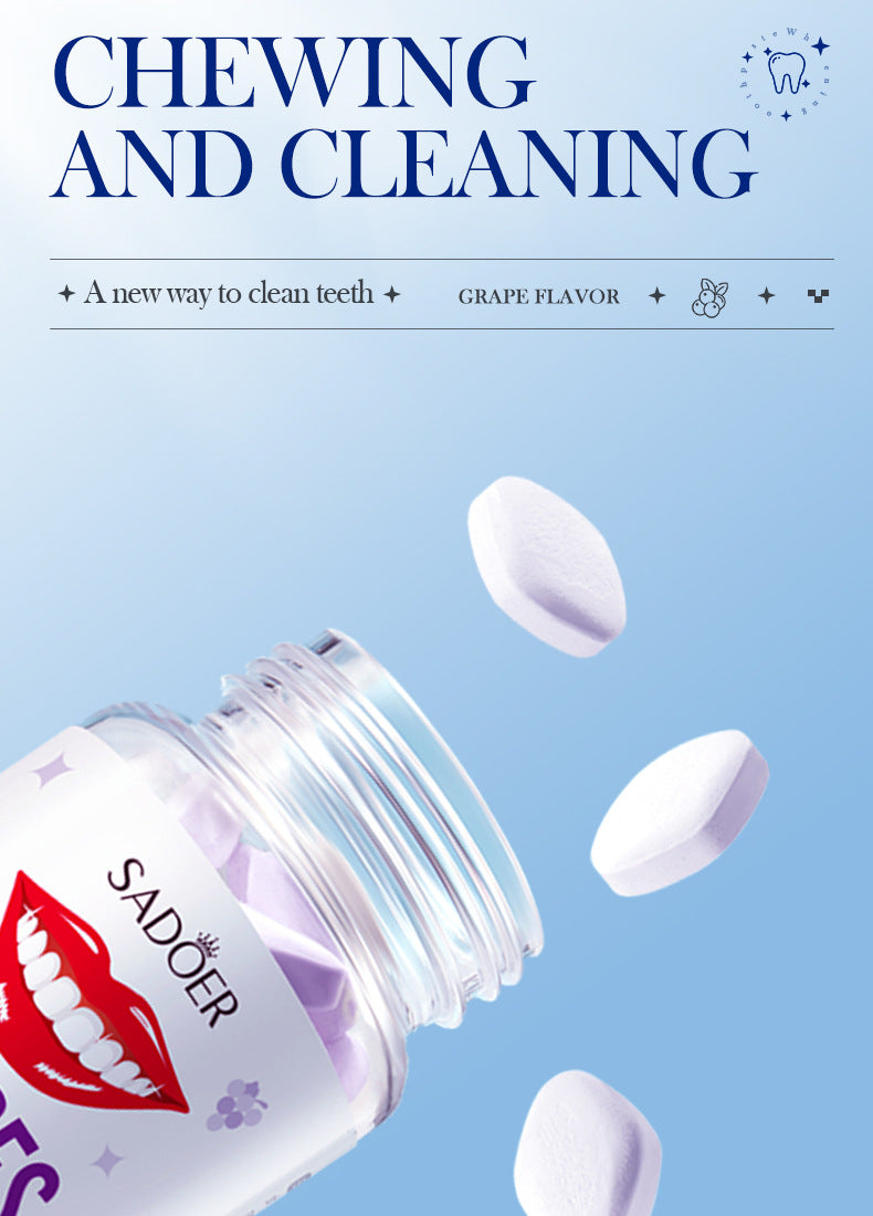 All-English Solid Toothpaste Series SADOER Sakura Whitening Anti-Yellowing Teeth Cleaning Toothpaste  Wholesale