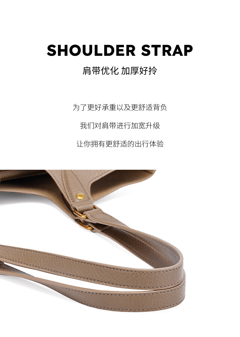 European and American Trendy High-End Single Shoulder Fashion Women's Bag Versatile Handbag Basket Bag Light Luxury Niche Commuter Crossbody Bag